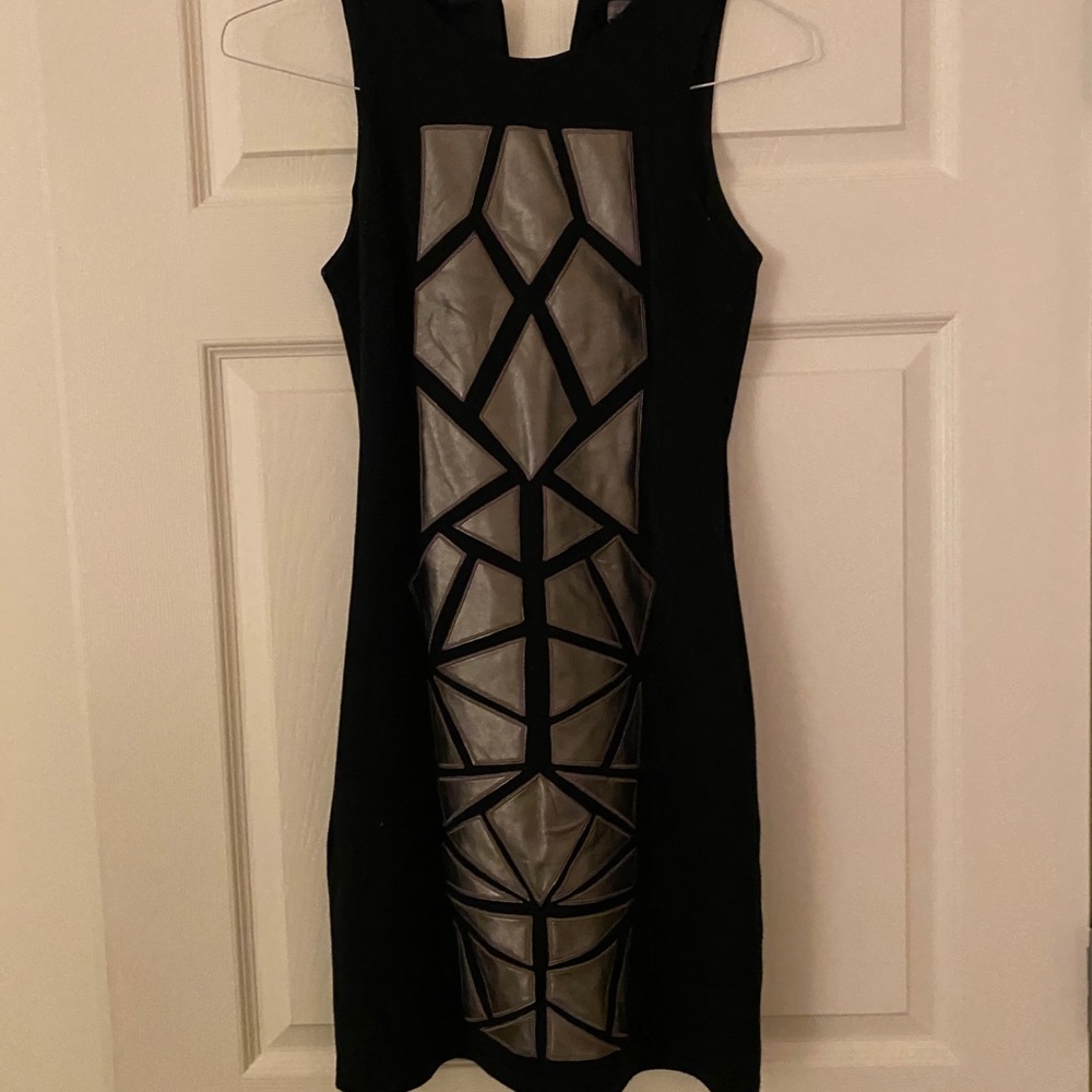 Silver leather awesome dress!